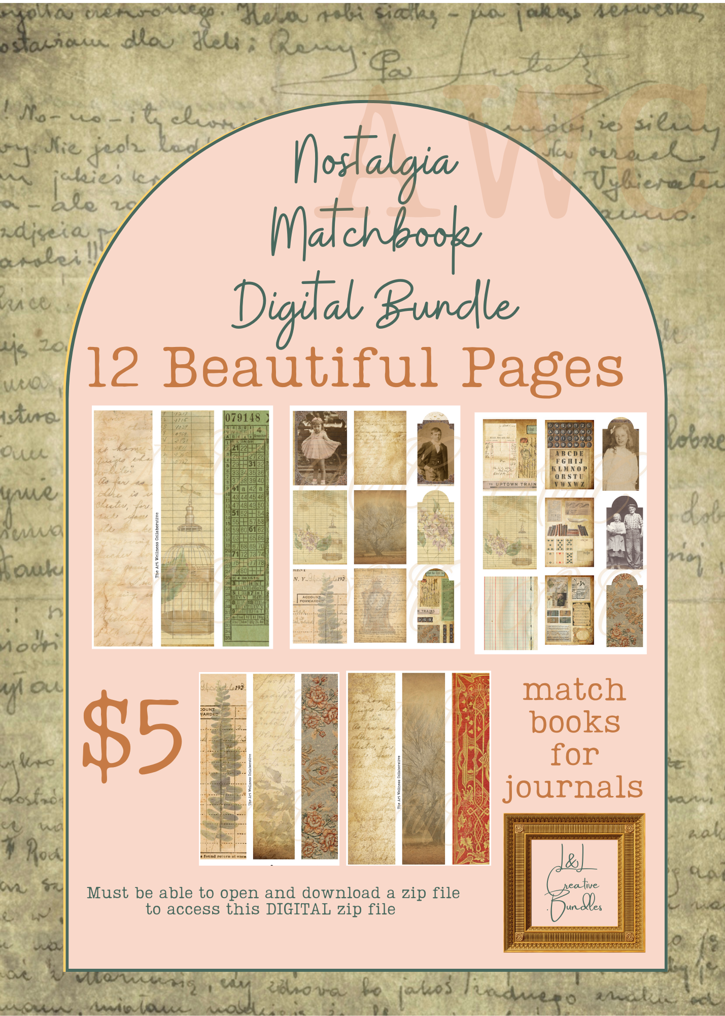 Nostalgia Matchbook Digital Bundle