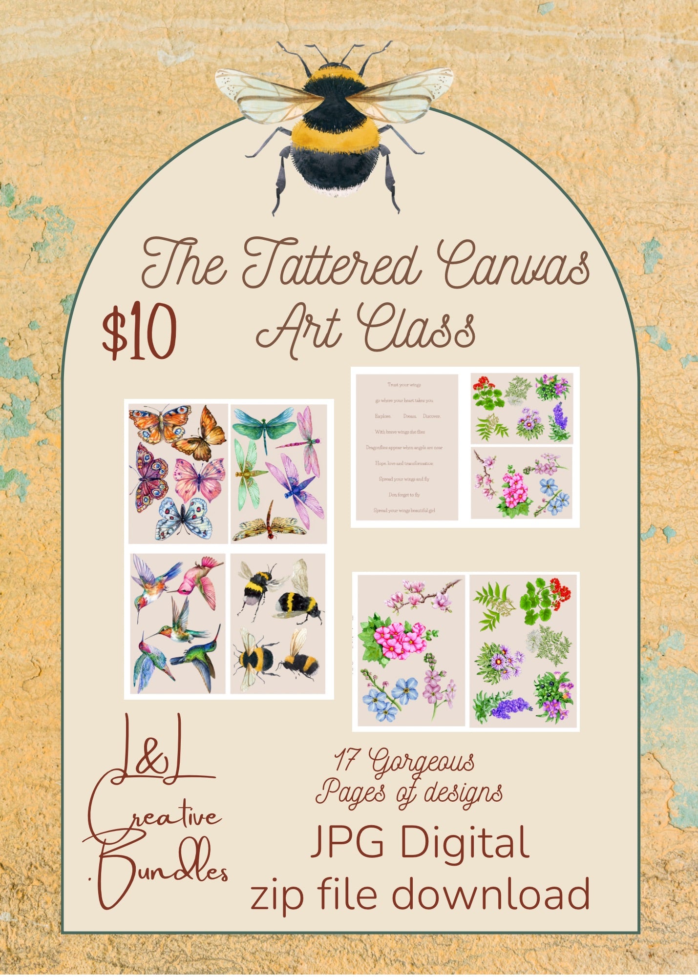 Tattered Canvas Art Class