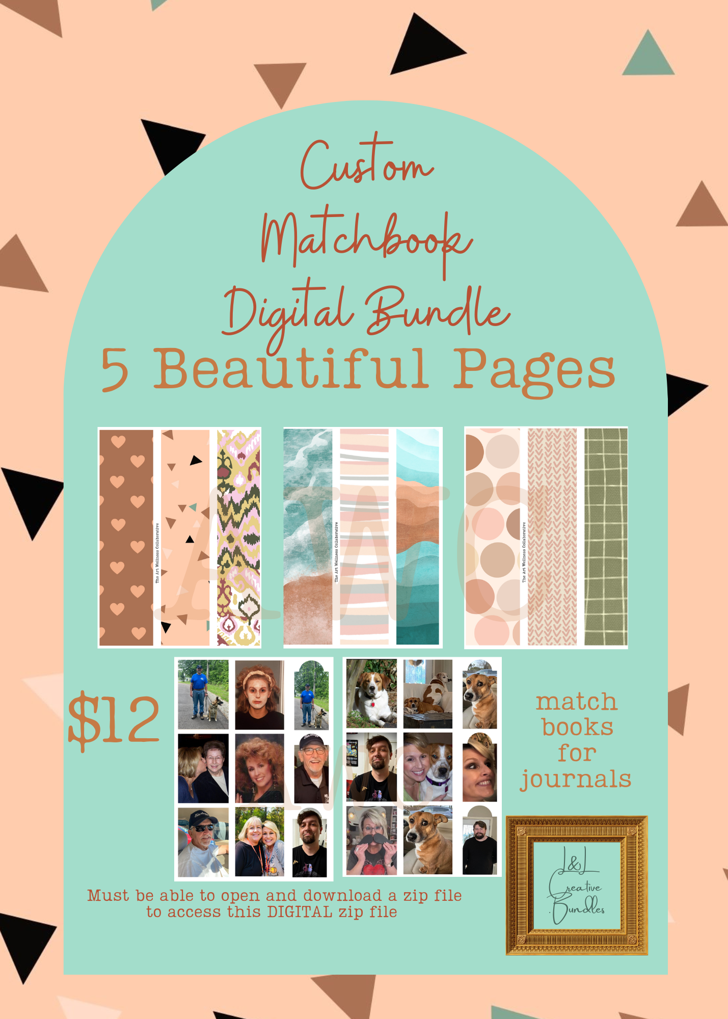 Custom Matchbook Digital Bundle – Art Wellness Marketplace